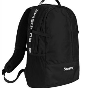 Ss18 black supreme backpack